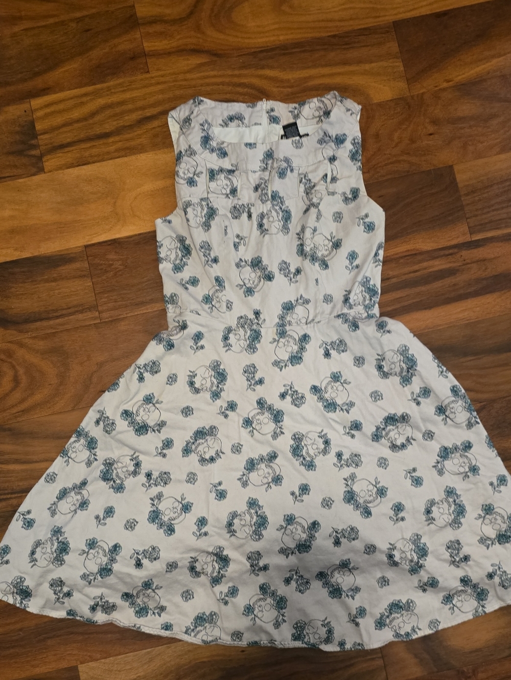 Skull Print Dress